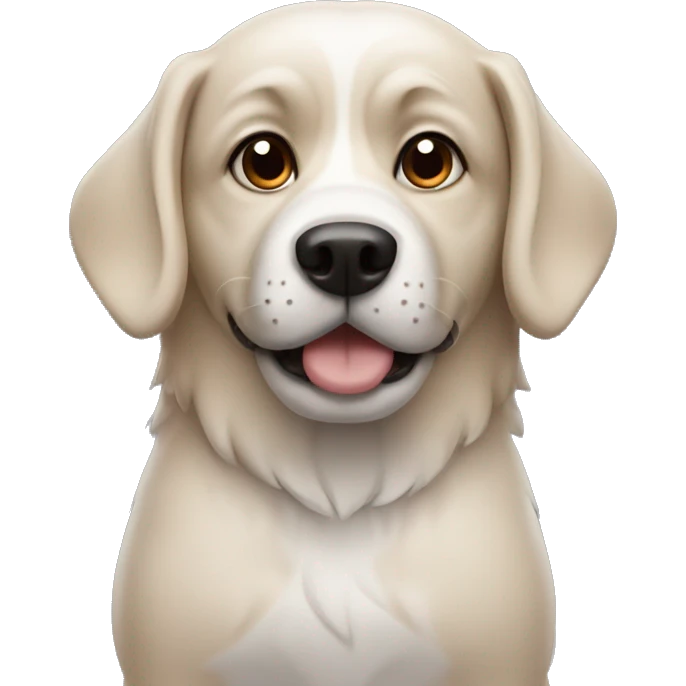 Dog with covid emoji