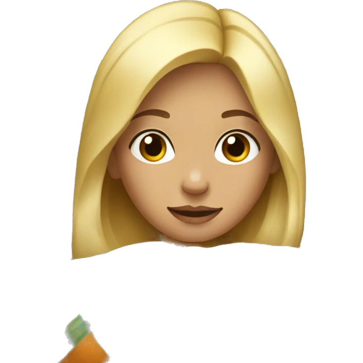 Blond girl laying on the couch with a blanket around her emoji