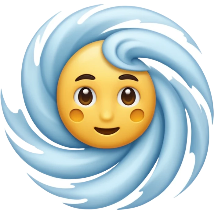 el viento emoji