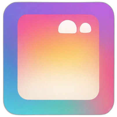 colorful square minimal logo emoji
