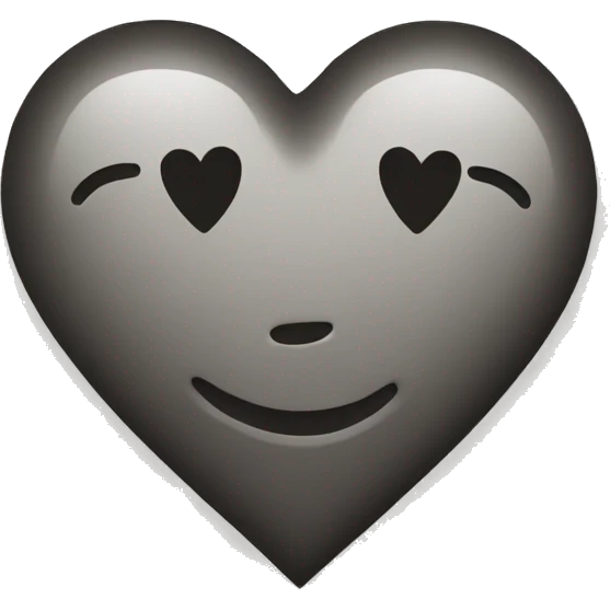 Heart full and content emoji