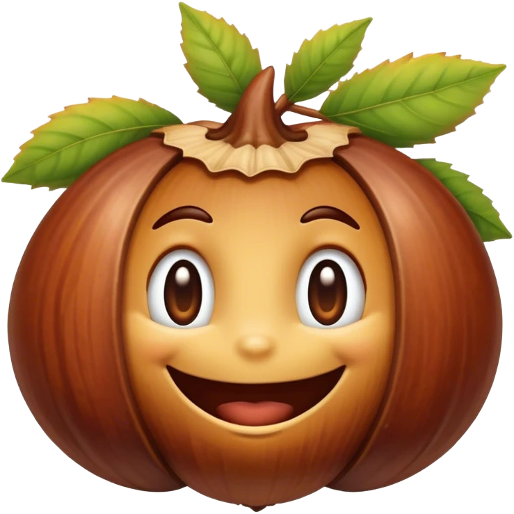 Chestnut smiling  emoji