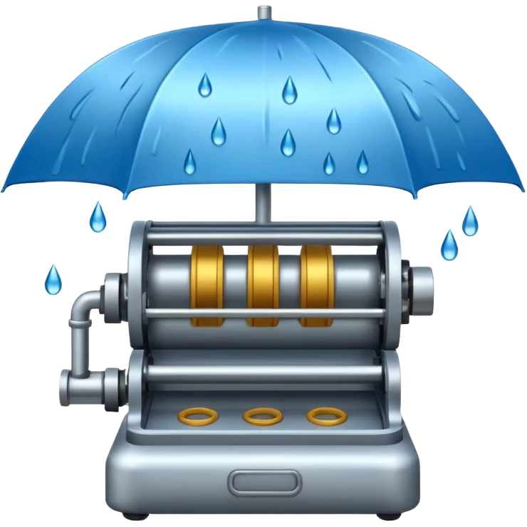 rain creating  machine  emoji