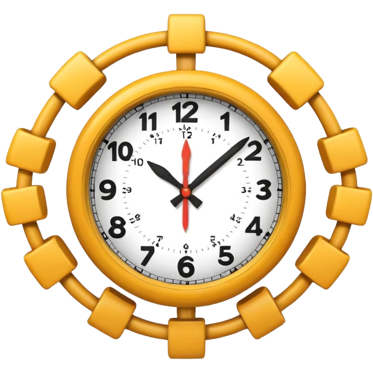CLOCK WITH ALL ARMS AT 12 emoji