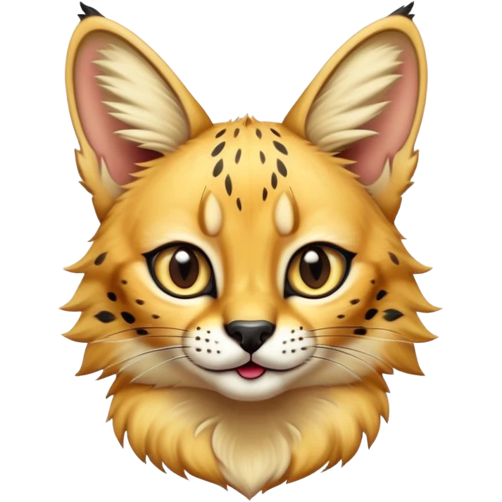 Naughty serval cat emoji