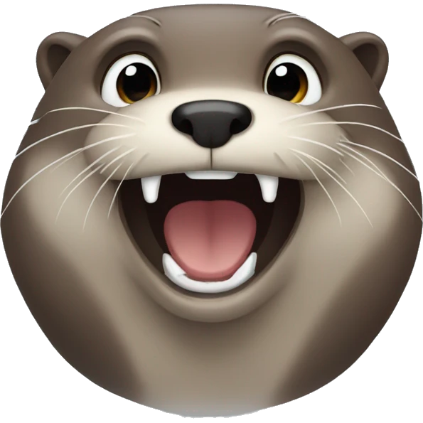 Otter cry emoji