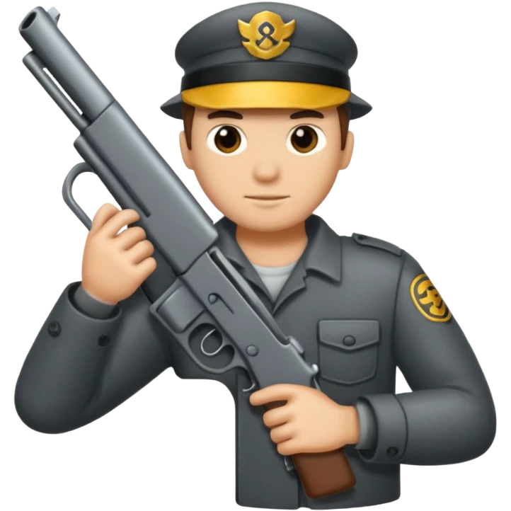 metal part gun handler emoji