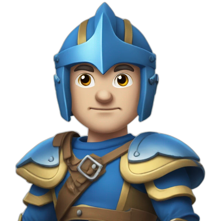 sportacus as a dwarf from dungeons and dragons with axes emoji