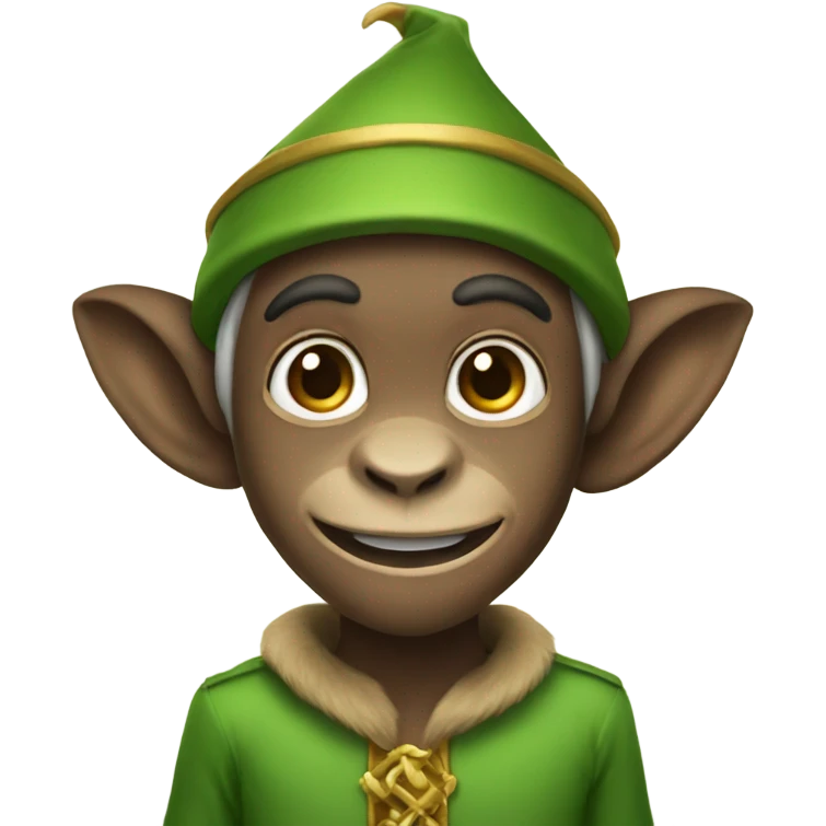 Monkey elf emoji
