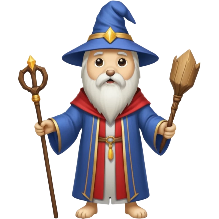 Dog wizard emoji