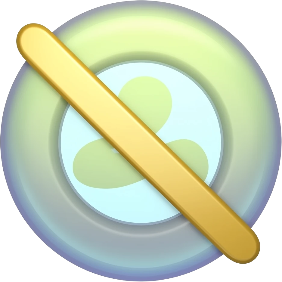 Surrender (🌊): “Gentle flowing wave in soft green and purple with golden yellow light, surrender symbol, calm flat vector style” emoji