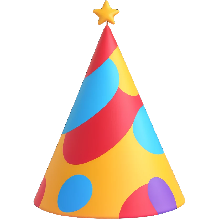 Party hat emoji