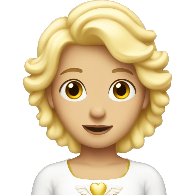 Blonde angel  emoji