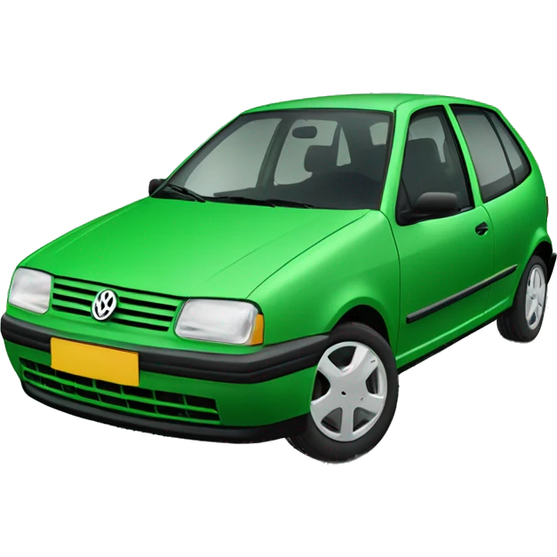 volkswagen polo 6n green emoji