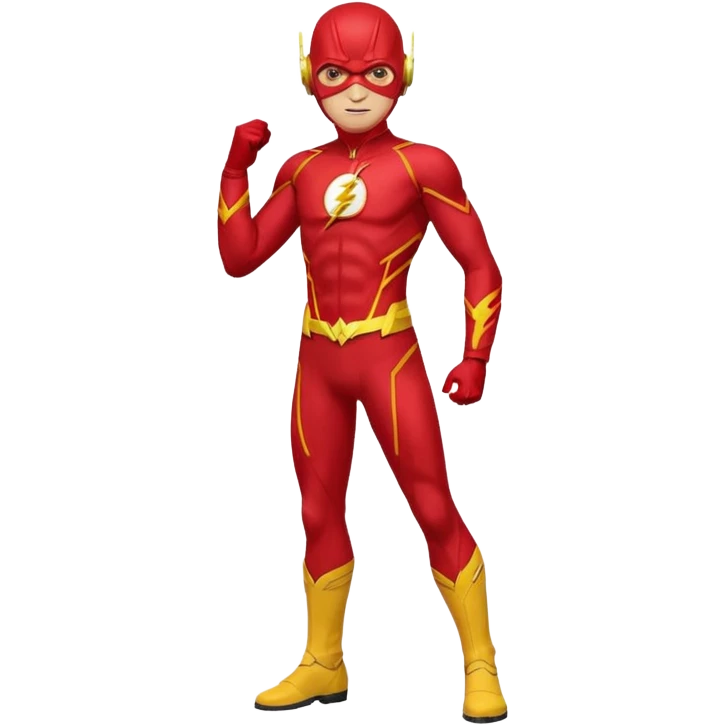 the flash standing emoji