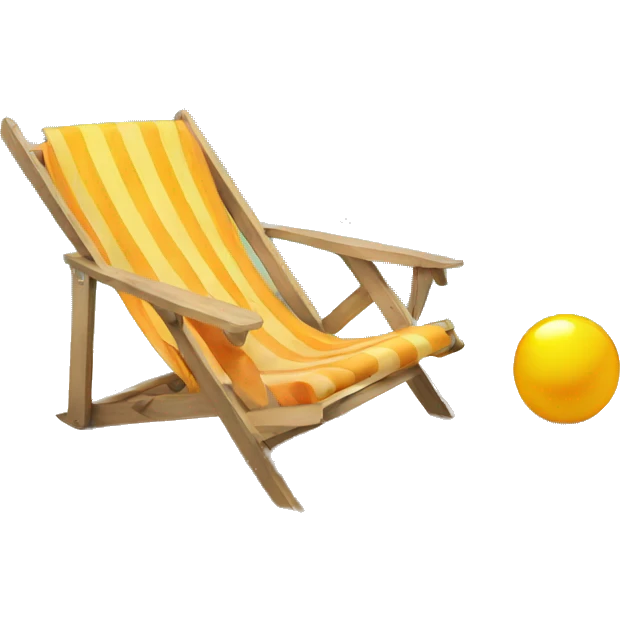 Beach sun emoji