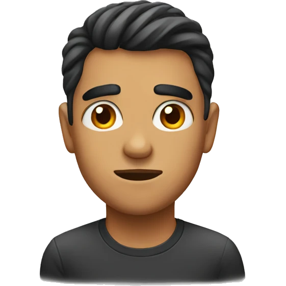 face with unibrow emoji