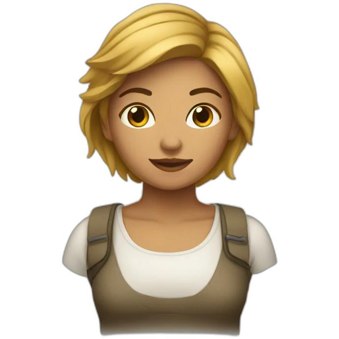 Femme sur un mec emoji