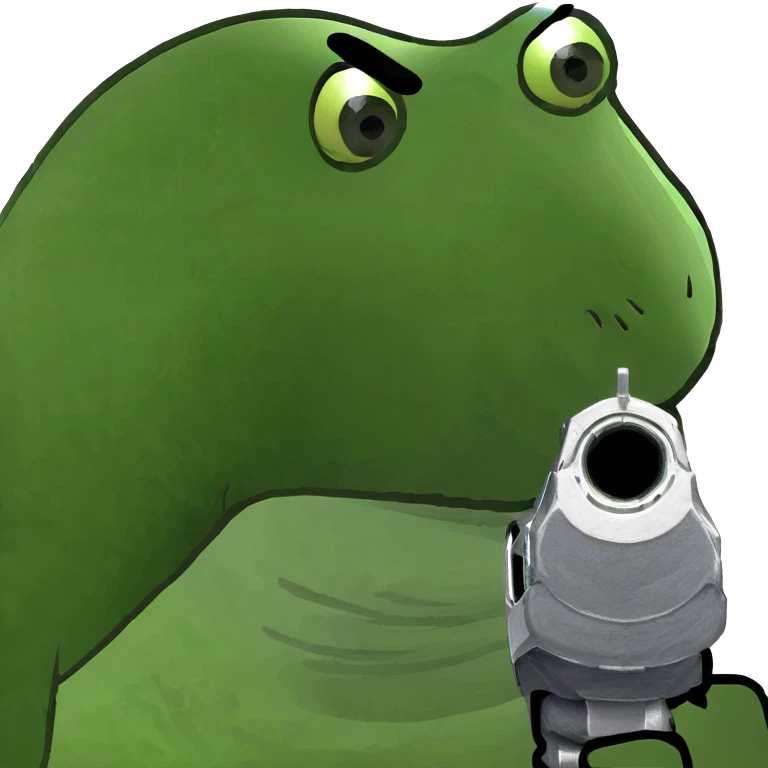 Man shooting bird emoji