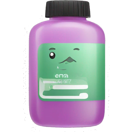 hair gel in bottle emoji