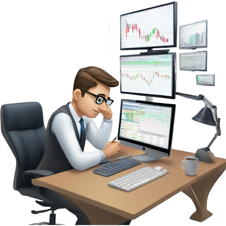 Trader on Forex emoji