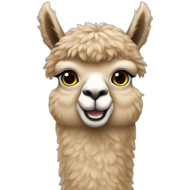 alpaca-wearing-light-blue-shirt emoji