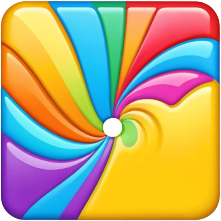 Colores juntos como se la tablet estuviera trabada emoji