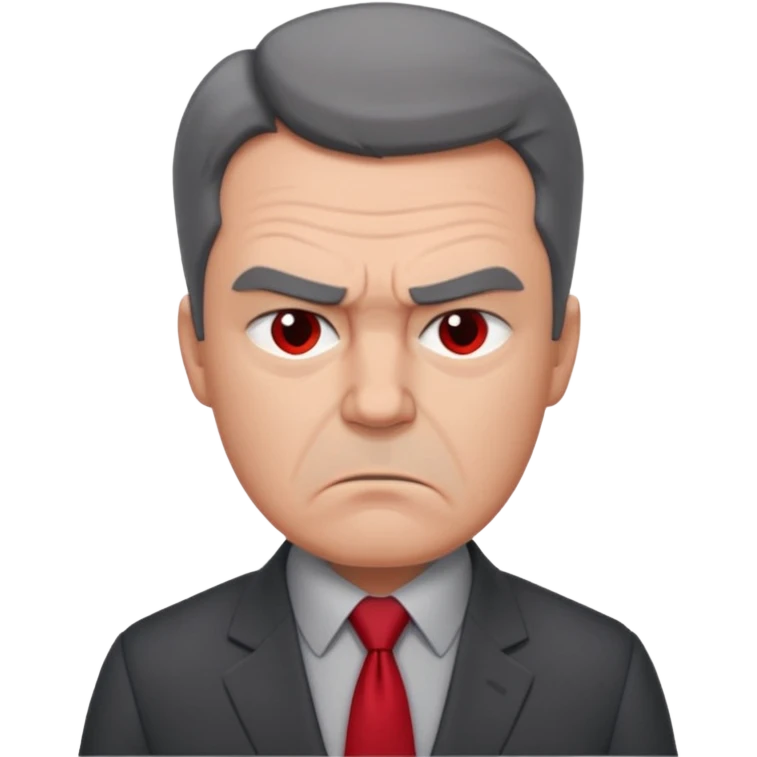 Irritated boss emoji