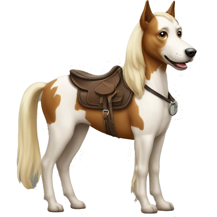 dog on a horse emoji