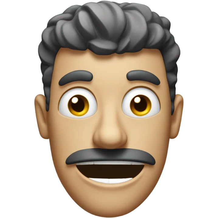 Blender with a mad face emoji