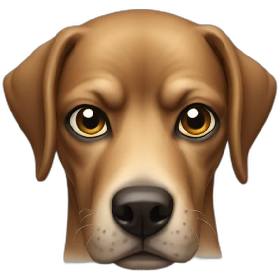 Predator-dog-one eye emoji