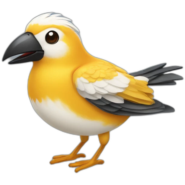 Oiseau en maillot de bain emoji