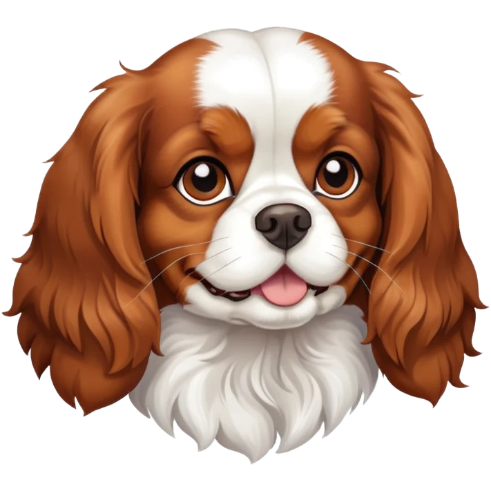 cavalier king charles spaniel dog emoji