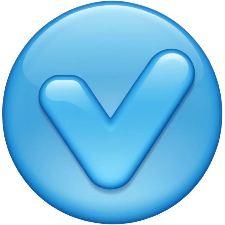 generate a instagram blue tick emoji emoji