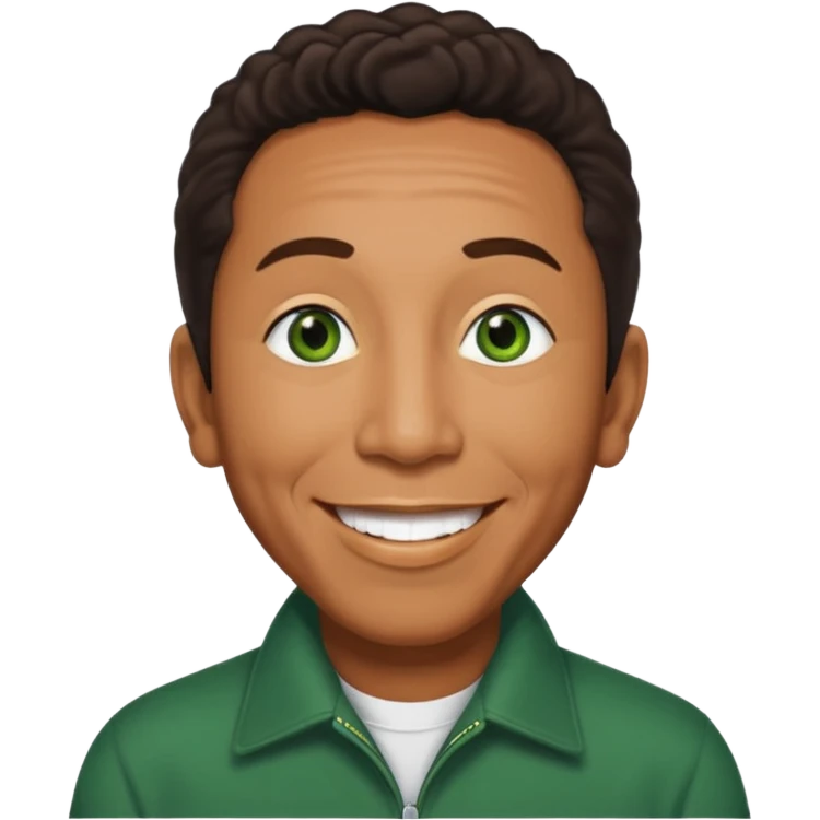 Smokey Robinson with green eyes emoji