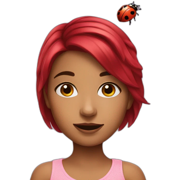 girl-ladybug emoji