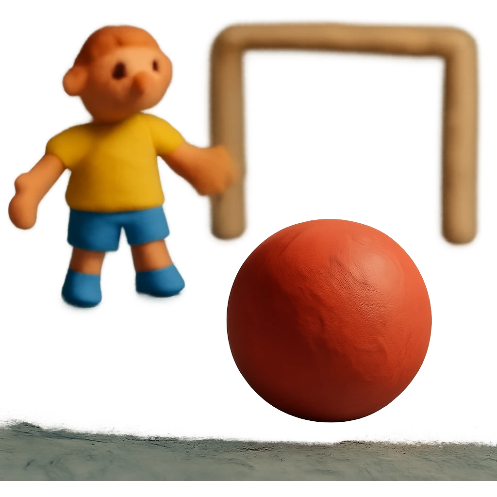 red kickball emoji