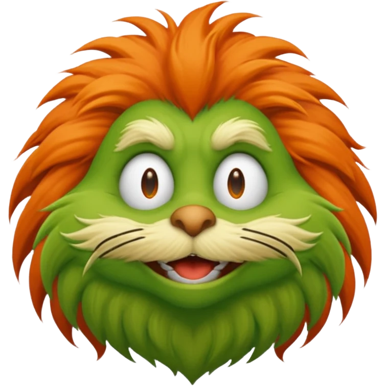 A baddie lorax emoji