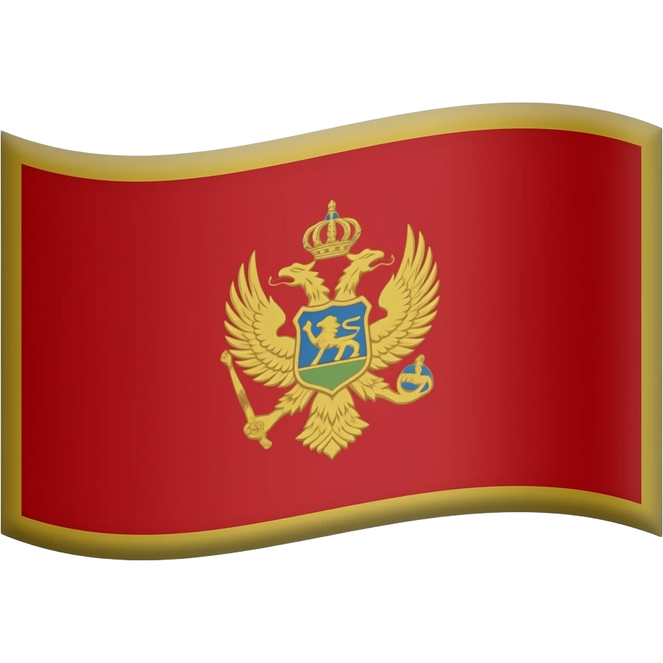 Montenegro Flag emoji