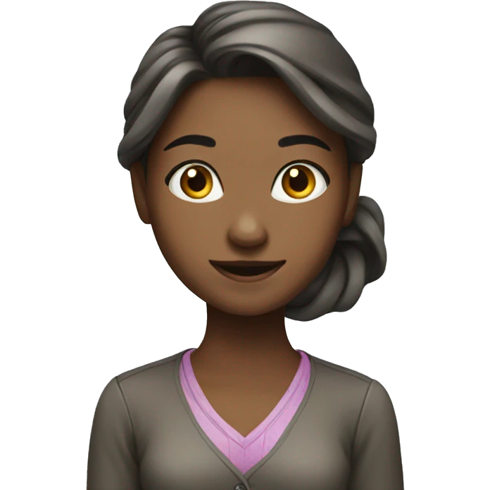 girl with success emoji