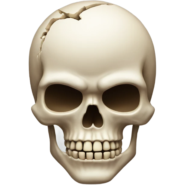 Skull emoji but with head explosion emoji combined emoji