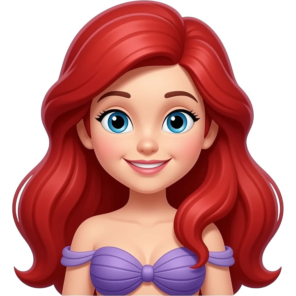 Ariel from Disney Princess emoji