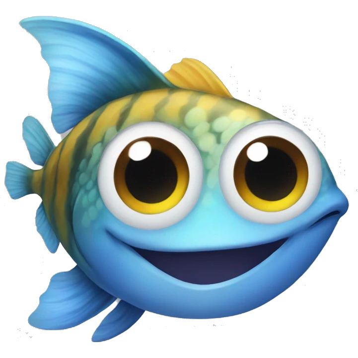 Fish with big ears  emoji
