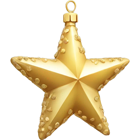 christmas decoration star emoji