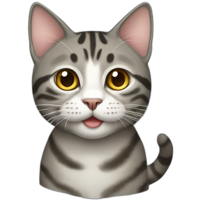 mackerel tabby cat emoji