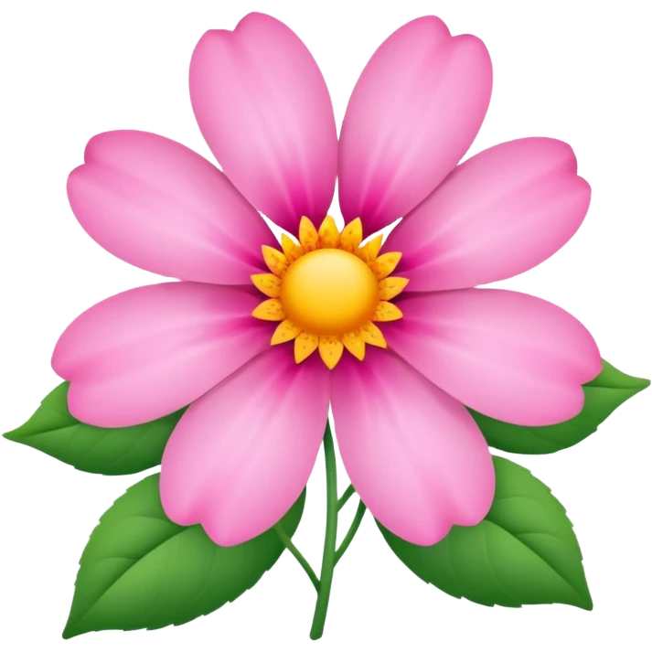 pink flower emoji