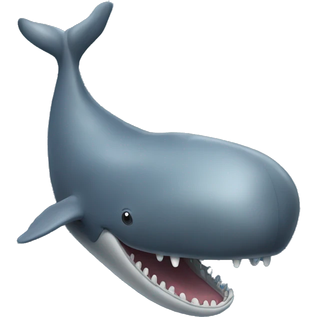 Sperm whale emoji