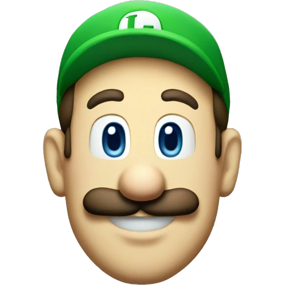 Luigi head  emoji