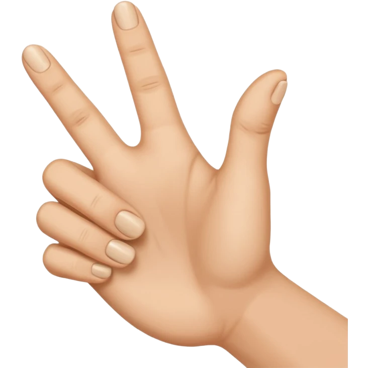 Index and thumb pinching together  emoji