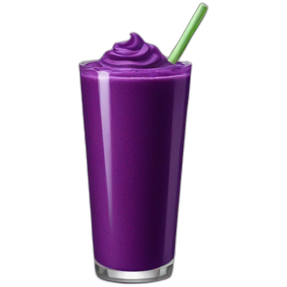 dark purple smoothie  emoji